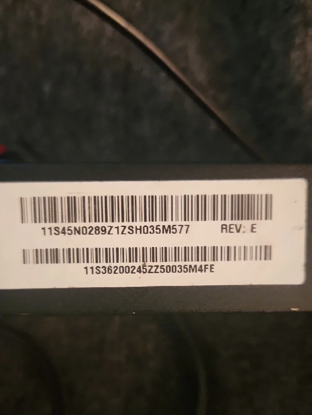 Lenovo Black AC Power Adapter with Cable Square Plug